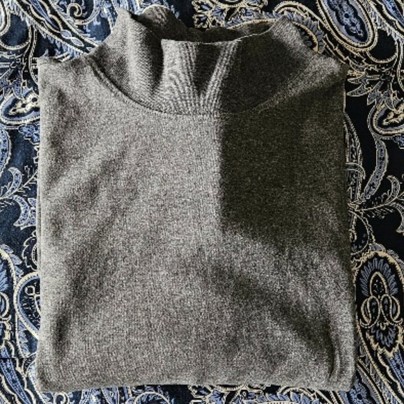 PIMA Cotton Mock Turtleneck - Picture 2 of 3